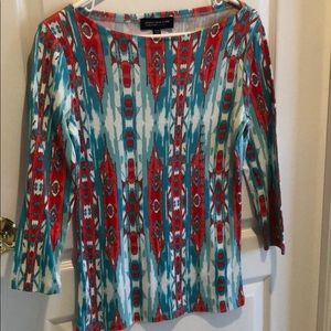 Jones New York 3/4 Sleeve Top